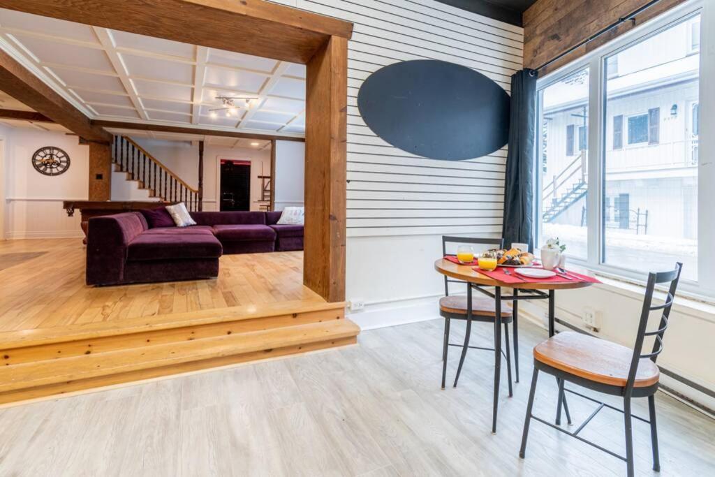 L'Auberge Sainte-Anne - Ski, Spa Et Basilique别墅 外观 照片